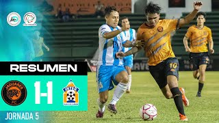 Resumen  Jaguares de Chiapas 11 Inter Playa  Liga Premier FMF  Jornada 5  AD [upl. by Woolson]