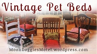 Vintage Pet Beds  Moondoggies  Big Dog Beds [upl. by Iveel829]