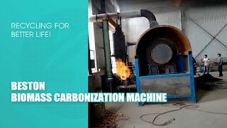 Biomass Carbonization Plant Video [upl. by Ecilegna]