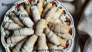 Rugelach Cookies with Walnut filling [upl. by Ihtac]