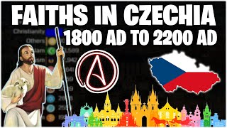 Future Religions in Czech Republic Czechia 1800 AD TO 2200 AD  Faiths in Czechia  Czech Atheists [upl. by Peursem]