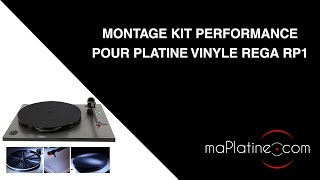 Montage du kit performance pour platine vinyle REGA RP1 [upl. by Trojan]