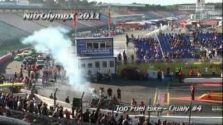 Drag Racing 2011  Top Fuel Bike  Final Qualifying  NitrOlympX Hockenheim [upl. by Yeh803]