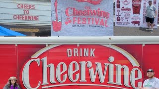 CHEERWINE FESTIVAL 2024 SALISBURY NORTH CAROLINA SO MUCH CHEERWINE FLAVORED FOODS [upl. by Ainaj]