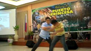 Sen Migz Zubiri doing an Arnis Demo during the FMA festival in Palawan last July 30 2010 [upl. by Zane857]