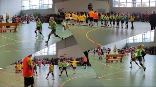 Turneu minihandbal feteGiarmata 052023CSM REȘIȚA  UVT [upl. by Iroak712]