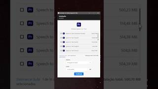 COMO INSTALAR O PACOTE DE IDIOMAS NO PREMIERE PRO  SPEECH TO TEXT premierepro dicas legendas [upl. by Eecal528]