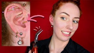 Piercings Tragus jewellery change 1st time😱 [upl. by Lyram]