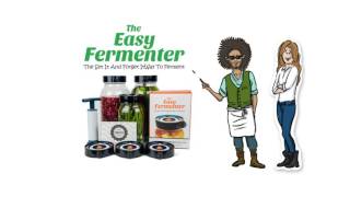 Easy Fermenter  Make Sauerkraut Kimchi Pickles Or Any Fermented Probiotic Foods [upl. by Calista]