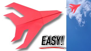 How to make flyng jet paper plane  airplane [upl. by Cela]