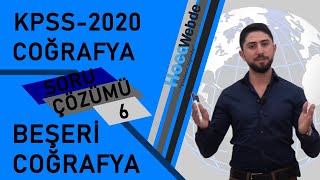 🏢📈 6 KPSS 2020 Coğrafya Soru Çözümü Engin Eraydın  Beşeri Coğrafya [upl. by Iffar957]