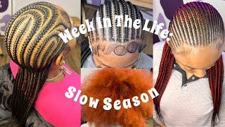 Week In The Life Of a Braider Slow Season [upl. by Gypsy645]