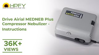 Drive Airial MEDNEB Plus Compressor Nebulizer  Instructions for Use [upl. by Curtice]