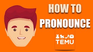 How to Pronounce Temu [upl. by Marpet]