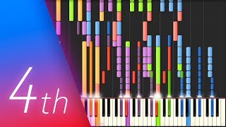 Rachmaninoff  Piano Concerto No 4 Synthesia [upl. by Attenov110]