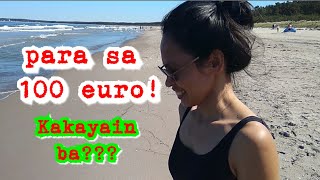 100 euro ligo dagat challenge by my husband accepted  Rügen Island beach Germany  2020 [upl. by Mehta]