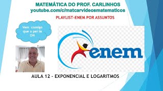 ENEM POR ASSUNTOSREVISÃO DE MATEMÁTICAAULA 12 [upl. by Haisej882]