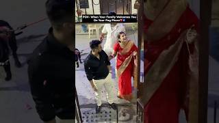 Pag Phera Rasam❤️🧿 swatimonga rajatswati couplegoals newlyweds pagphera ytshorts [upl. by Stromberg470]