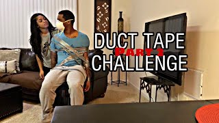 DUCT TAPE CHALLENGE PT2  THEDDT FAMILY [upl. by Rotsen]