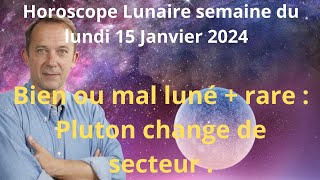 Astrologie horoscope lunaire semaine du 15 janvier 2024 [upl. by Hatokad609]