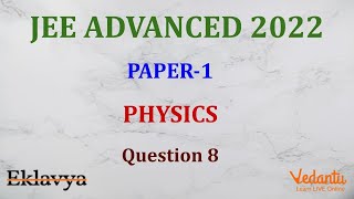 JEE ADVANCED 2022 Paper 1 Physics Q8 Numeric Answer 095 Mechanics Projectile Vikas Agarwal [upl. by Ahtanoj490]