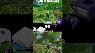 Phantasy star Online Gamecube vs Dreamcast nintendo sega retrogaming [upl. by Birgitta386]