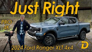 2024 Ford Ranger XLT 4x4 is RightSized Capability cars pickup ford automotive [upl. by Aekan335]