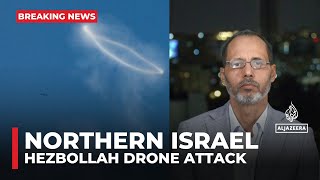 Hezbollah says it fires rockets drones at military bases in northern Israel [upl. by Medora]