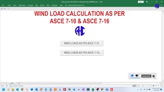 Wind Load Calculation MWFRS as per ASCE 710 amp ASCE 716 [upl. by Diarmuid]