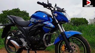 Suzuki Gixxer ABS First Ride Review Braking Test BikesDinos [upl. by Ingrim]