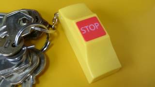 Singapore Bus quotBus Stopping bellquot keychain [upl. by Luhem]