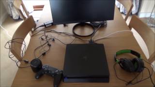 How to Connect a PS4 Slim Console to a DVI Computer Monitor [upl. by Faith]