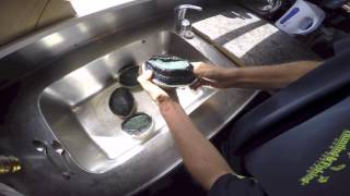 Paua preparation for the most tender NZ black foot abalone [upl. by Eelatsyrc]