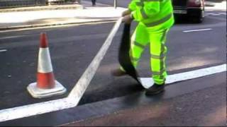 3M™ Road Markings  3M™ Stamark™ Temporary Road Marking Tape Series A710SD [upl. by Brathwaite]