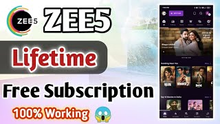 Zee5 Free Subscription  Zee5 Mod Apk  Zee5 Mod Apk Premium Unlocked  How To Watch Zee5 Free [upl. by Aihsetel]