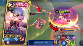 FANNY BEST BUILD AND ROTATION HYPER CARRY  RANKGAME  MOBILELEGENDS [upl. by Mallon970]