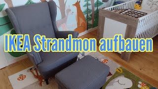 Ikea Strandmon zusammenbauen Ohrensessel Video Anleitung Aufbau [upl. by Anivlem]