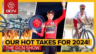 Cheaper Bikes  Faster Racing  Whats in store for 24  GCN Show Ep 572 [upl. by Leipzig]