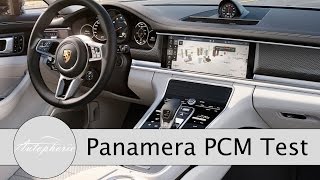 Porsche Advanced Cockpit  PCM Test  2017 Panamera 123 Zoll Touchdisplay  Autophorie [upl. by Weight936]