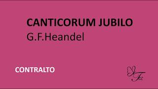 CONTRALTO  Canticorum Heandel [upl. by Pierro]