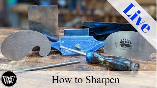 How to Sharpen a card Scraper or Cabinet scraper [upl. by Yelyr]