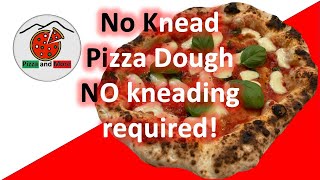 Pizza Dough NO KNEAD  really simple [upl. by Ennagrom]