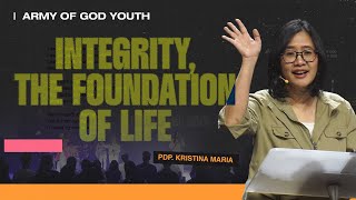 AOG YOUTH SAMARINDA  INTEGRITY THE FOUNDATION OF LIFE  PDP KRISTINA MARIA [upl. by Neitsirhc950]