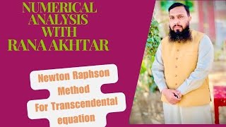 Newton Raphson method  for Transcendental equation [upl. by Ammej]