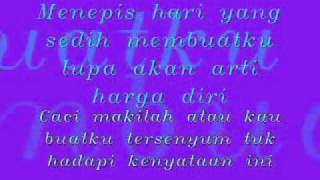 Dyrli  Sampai ke ujung duniaa Lyricsmp4 [upl. by Nepets439]