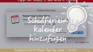 App Tipp Kalender SchulferienKalender laden [upl. by Aivatco]