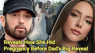 Eminem Daughter Shares Clever Way She Hid Pregnancy At Her Wedding  Hailie Jade  Brittany Ednie [upl. by Kovacs248]