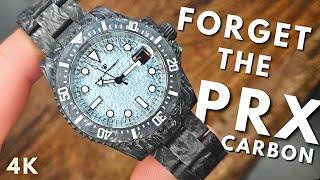 🧭 Is the Tissot PRX Carbon a scam❌ Forged Carbon Fiber Watch Aquatrident Neptune [upl. by Rheba]