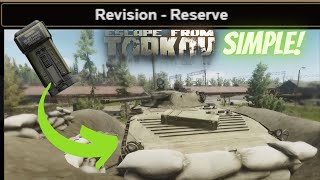 Revision Reserve Escape From Tarkov Under A Minute Quest Guides Reserve Peacekeeper eft [upl. by Hpsoj]