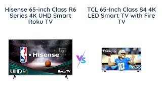 Hisense 65Inch Class R6 vs TCL 65Inch Class S4 📺 Comparison [upl. by Fokos]